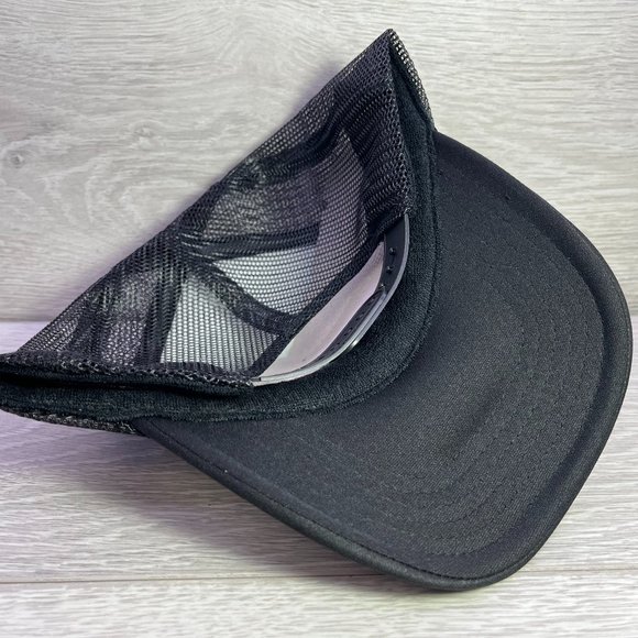 NEW VINTAGE STYLE HONDA MOTORS BLACK WHITE TRUCKER HAT CAP ADULT SIZ… - Picture 2 of 2